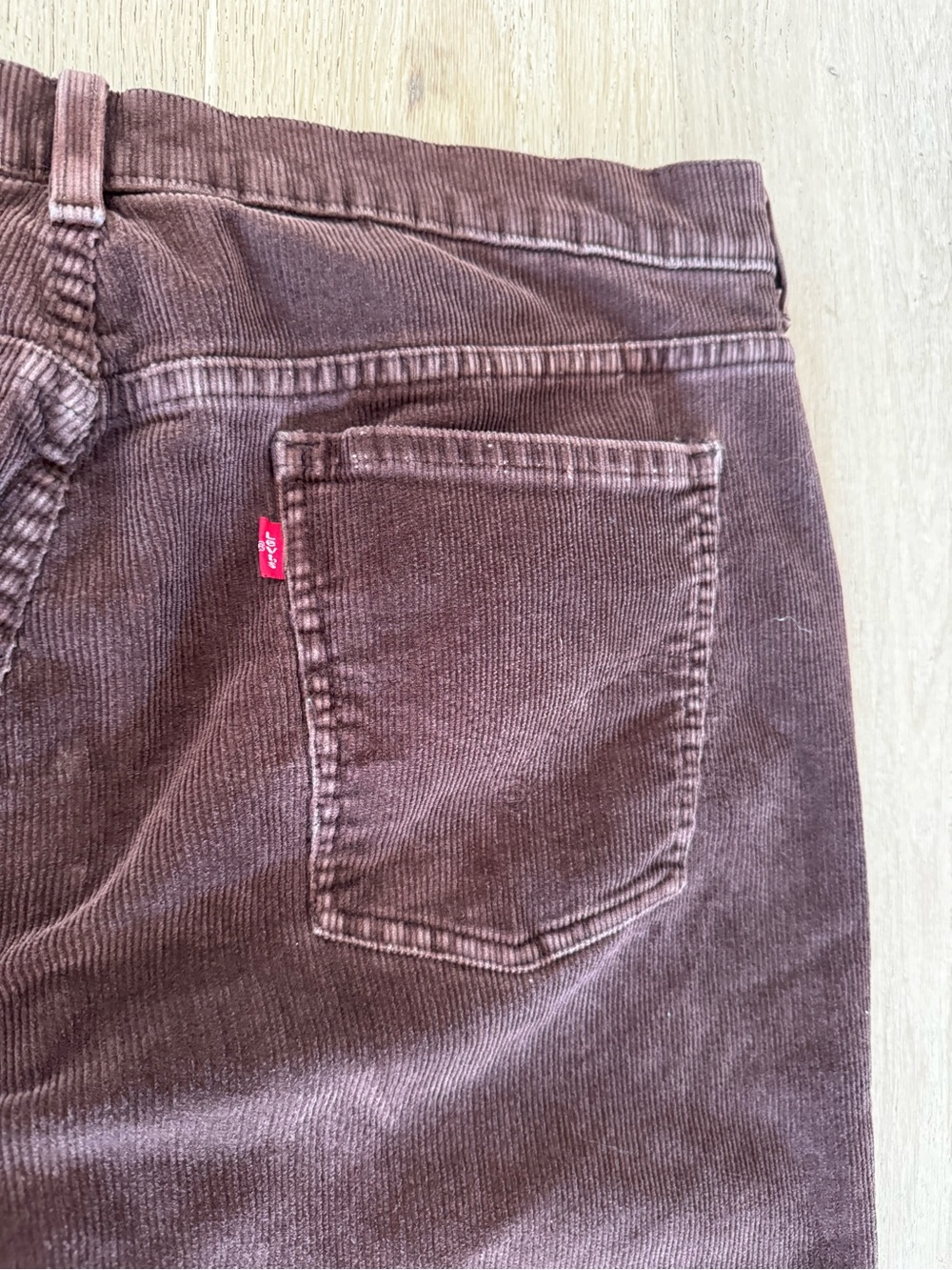 Levi's High-Rise Corduroy Jeans in Deep Brown